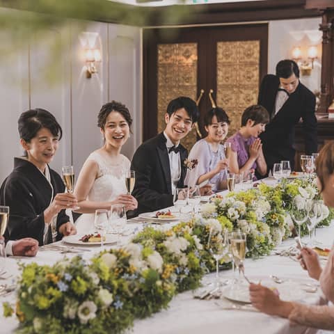 【ご家族様と過ごす少人数WEDDING】挙式+会食プラン10名69万円