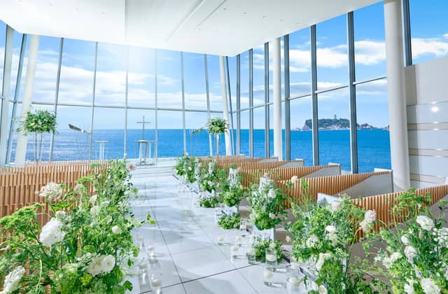 湘南・鎌倉の絶景を 一望できるウエディング|鎌倉プリンスホテル