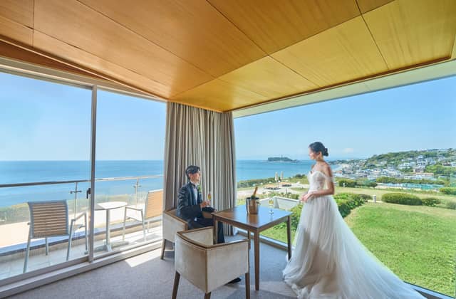 湘南・鎌倉の絶景を 一望できるウエディング|鎌倉プリンスホテル