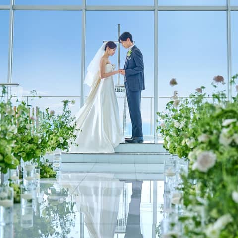 湘南・鎌倉の絶景を 一望できるウエディング|鎌倉プリンスホテル