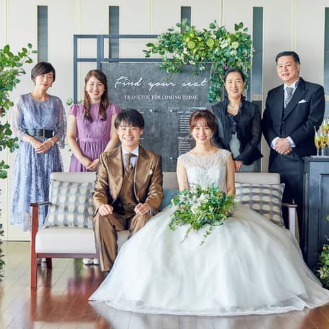 【10名40万円】家族挙式&ホテルでのお食事会プラン☆家族写真付き