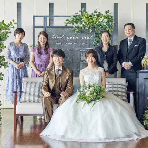 挙式+フォトウエディング+ご家族食事会プラン