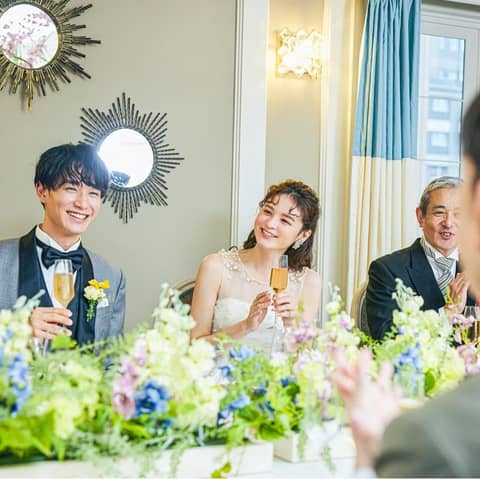【10名 挙式+会食 (6名~OK)】親族中心の会食♪│10名70万円