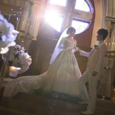 フォトウエディングプラン-藻岩シャローム教会内
