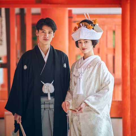 【神社挙式&会食】嬉しい送迎付き!和装も幅広く取り揃え(23万円優待)