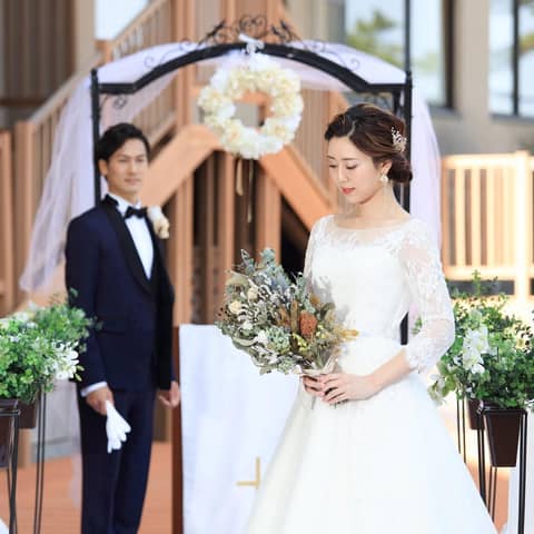 【ガーデンテラス編/挙式プラン】わたしたちらしい挙式を。