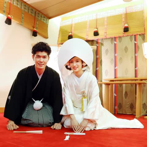 【人気のフォト婚】和装撮影と館内神前式プラン