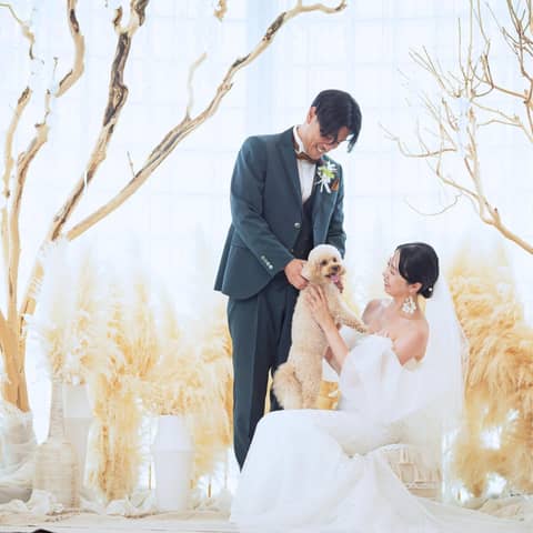 【ペット婚プラン登場!】大切な愛犬と一緒に叶える結婚式プラン