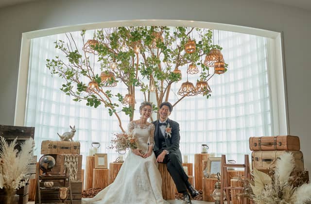 【公式】ルリアン大阪(ベルクラシック空港)|関西唯一のドライフラワーが広がる結婚式場|北摂・大阪空港