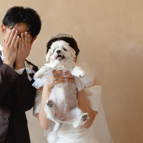 【ペットと叶える結婚式】貸切ガーデンや独立型チャペルで過ごせるプラン♪