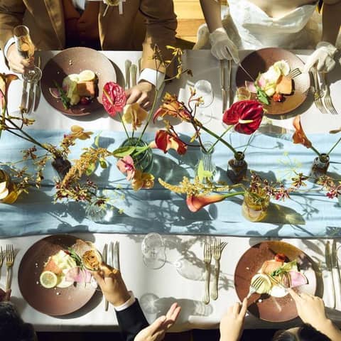 チャペル挙式+食事会プラン〈6名50万円~〉