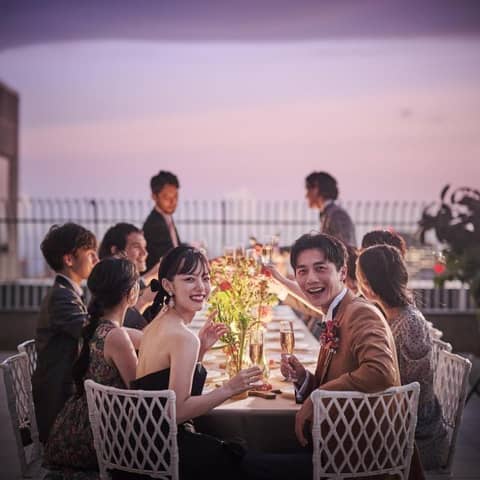 チャペル挙式+食事会プラン〈6名50万円~〉