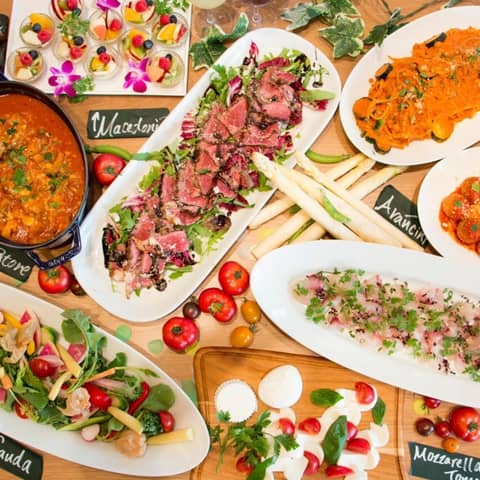 会費制立食ブッフェプラン