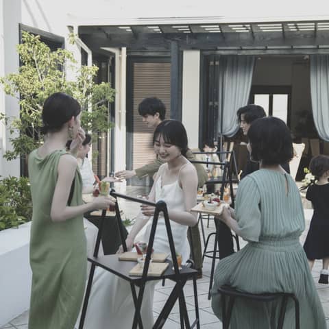 【チル二次会付き】50名164万円◆一日貸切の挙式&パーティー&二次会