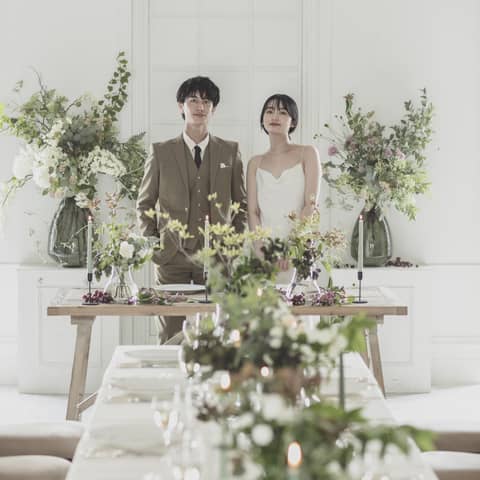 【食事会のみ】家族だけでの顔合わせや少人数Wに◆6名33万円プラン