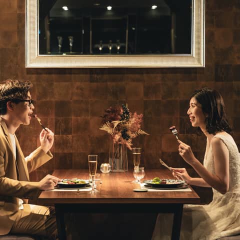 【おふたりらしく】フォトウエディングプラン+会食会プラン