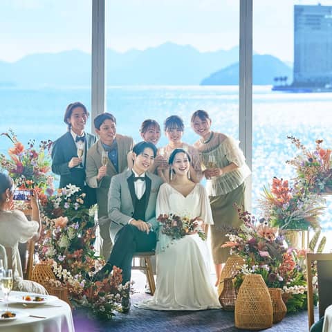 【親族と友人でアットホームに】~40名で叶えるリゾートカジュアルプラン