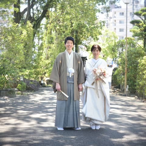 鶴羽根神社 二葉