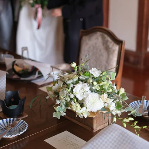 旧日本大使館 翠州亭での家族婚