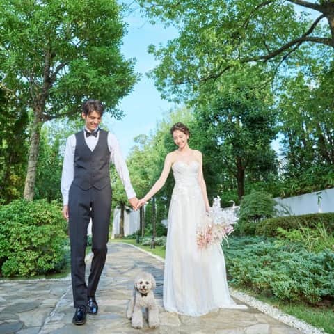 【公式HP限定】愛犬も祝福*ペット参加プラン◆内容充実フルパッケージ♪