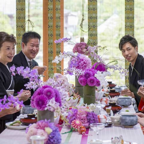 【30名162万2000円】善光寺大勧進披露宴色打掛プラン