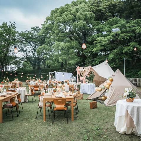 新プラン適用【アウトドア好き必見!】ガーデンウエディング!ペット同伴◎