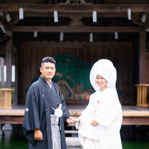 【身曾岐神社特別PLANあり】能舞台神前式+ウェディングパーティー
