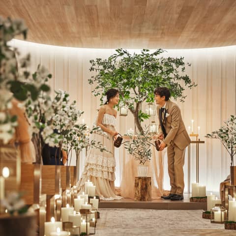 【挙式+20名パーティ】ご両家だけの祝宴をご希望のカップルに~通年OK