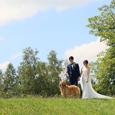 挙式&ロケーションフォトプラン【ペットも参加OK!】