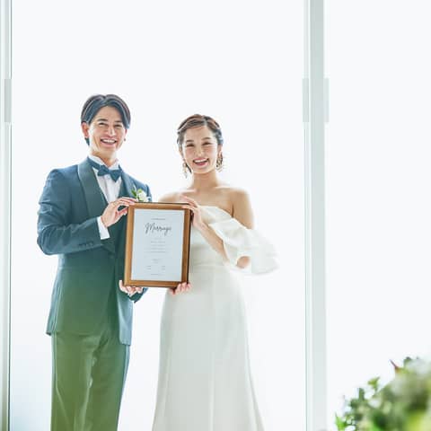 【挙式&フォトウエディング】ご両親への写真台紙付きプラン