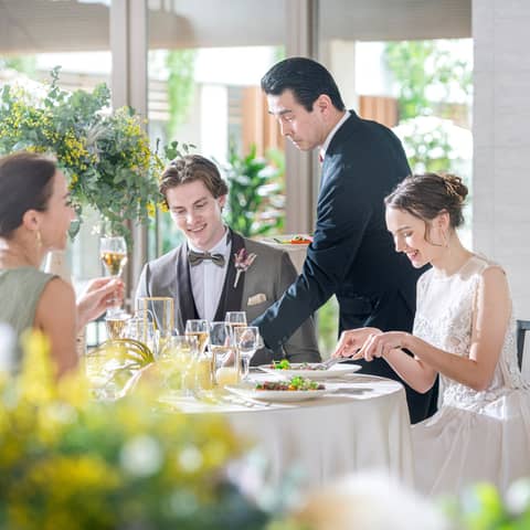 大切な人に囲まれた心温まる結婚式!ファミリーWプラン*20名102万円