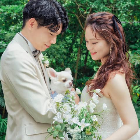 <会場まるごと貸切>ペット婚もOK!ガーデンWDプラン50名229万円