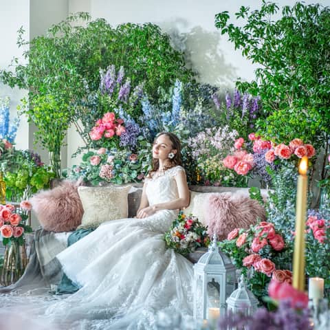 大切な人に囲まれた心温まる結婚式!ファミリーWプラン*20名102万円