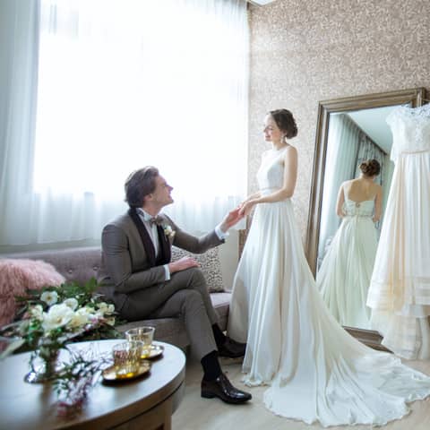 大切な人に囲まれた心温まる結婚式!ファミリーWプラン*20名102万円