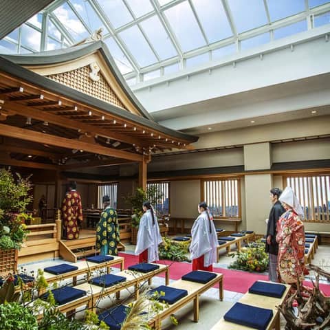 公式限定【最大120万円特典】本格神殿で叶える和婚◆50名159万円~