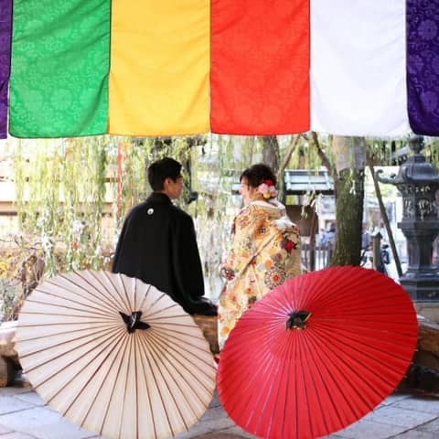 風情溢れる京都の街並みで叶えるフォトウエディングプラン