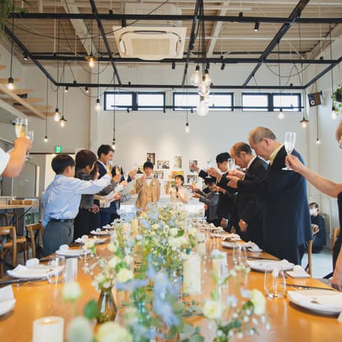 【リブランド開業記念】挙式&ファミリー会食プラン(50名226万円)