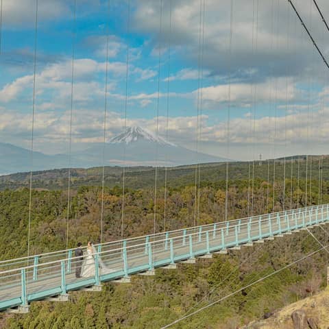 家族も参加する滞在型ウエディング 三島・伊豆の観光がお奨めです