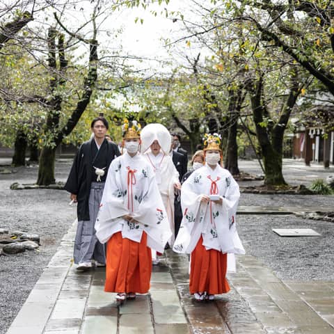 【三嶋大社で家族中心の少人数結婚式】富士山三島 東急ホテル