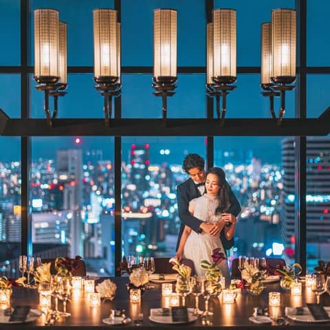 ◆夜景を望むナイトパーティプラン◆37階オープンキッチン付きダイニング