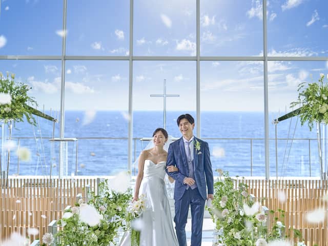 湘南・鎌倉の絶景を 一望できるウエディング|鎌倉プリンスホテル