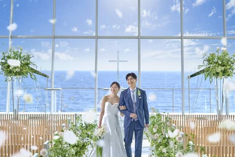 湘南・鎌倉の絶景を 一望できるウエディング｜鎌倉プリンスホテル