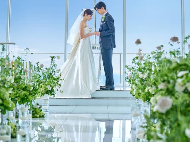 湘南・鎌倉の絶景を 一望できるウエディング|鎌倉プリンスホテル