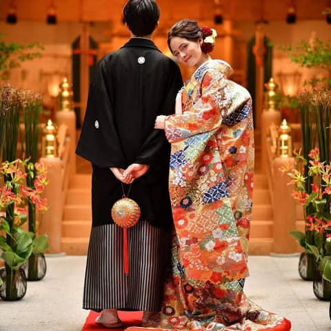 【和装フォトウエディング】総檜造りの本格神殿