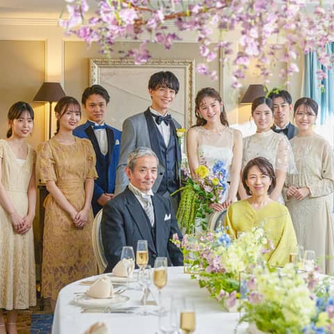 【10名 挙式＋会食 (6名～OK)】親族中心の会食♪│10名70万円
