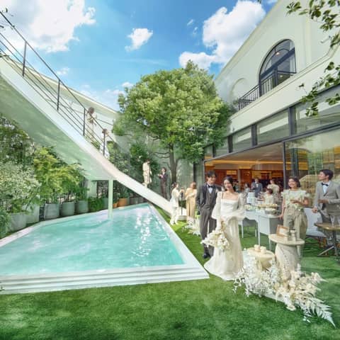 【ペットウェディングプラン】貸切邸宅でペットと一緒に過ごせる結婚式