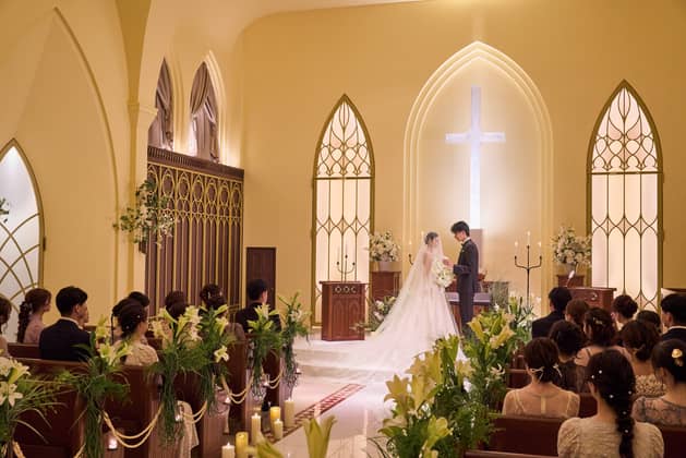 福岡の結婚式なら、赤坂ル・アンジェ教会