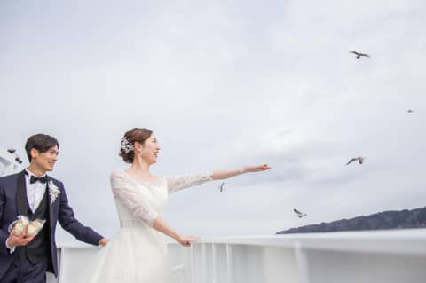 【みやこ遊覧船編/挙式プラン】わたしたちらしい挙式を。