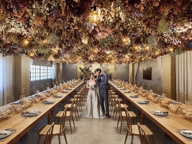 【公式】ルリアン大阪(ベルクラシック空港)|関西唯一のドライフラワーが広がる結婚式場|北摂・大阪空港