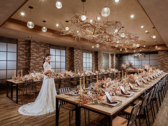 【公式】ルリアン大阪(ベルクラシック空港)|関西唯一のドライフラワーが広がる結婚式場|北摂・大阪空港